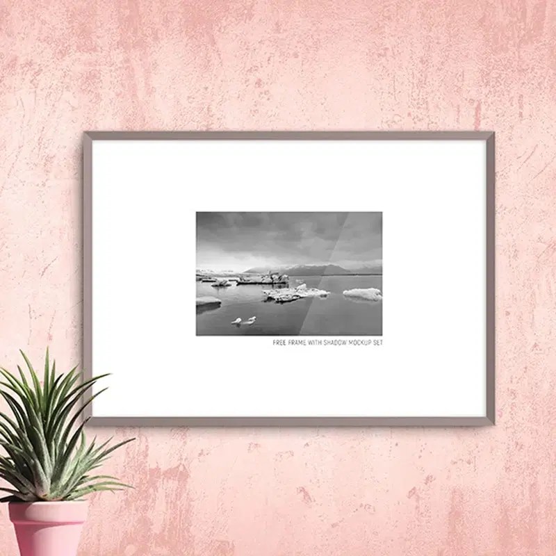 Free Frame Mockup Set Css Author - Geometric Illustration Collection - Desktop Quality