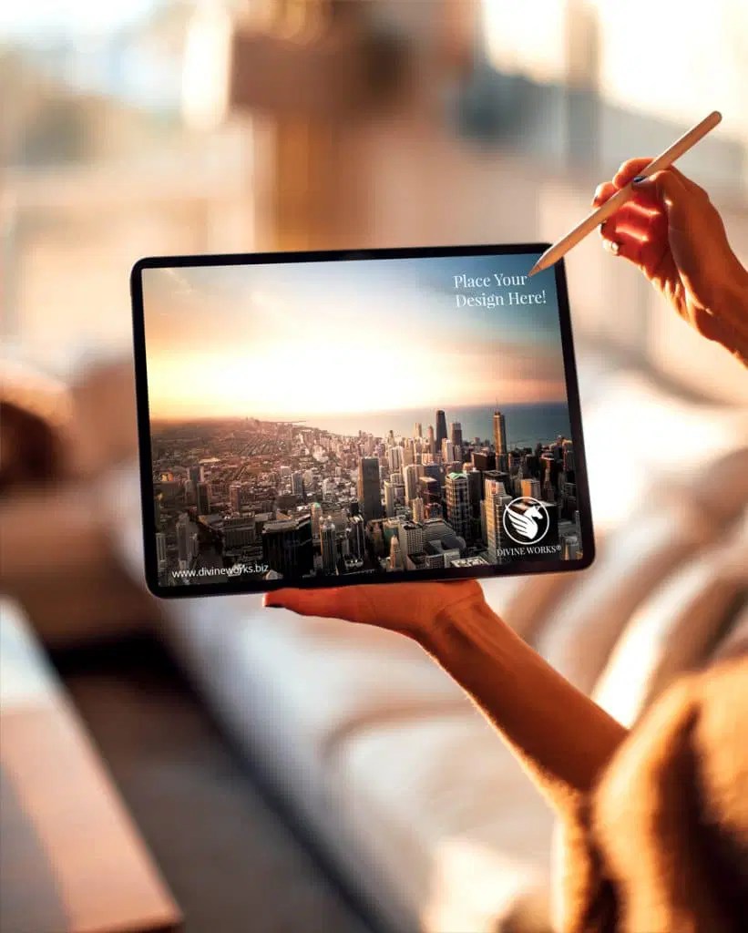 Ipad Air In Hand Mockup Css Author - Classic Landscape Image - Mobile