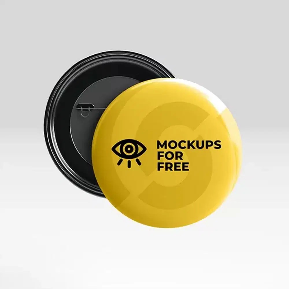 Pin Button Badges Mockup Css Author - City Picture Collection - 4K Quality