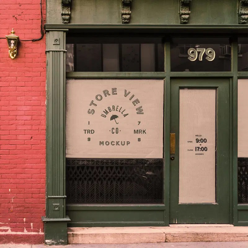 Free corner shop facade mockup psd. 10 Best Free Shop Facade Mockup Templates Css Author