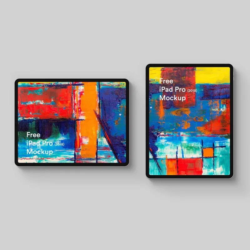 Free Ipad Pro Mockup Psd Css Author - Minimal Illustrations - Artistic Mobile Collection
