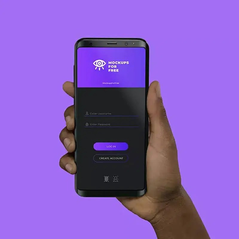 Phone Screen Mockup Css Author - Artistic Gradient Photo - Desktop