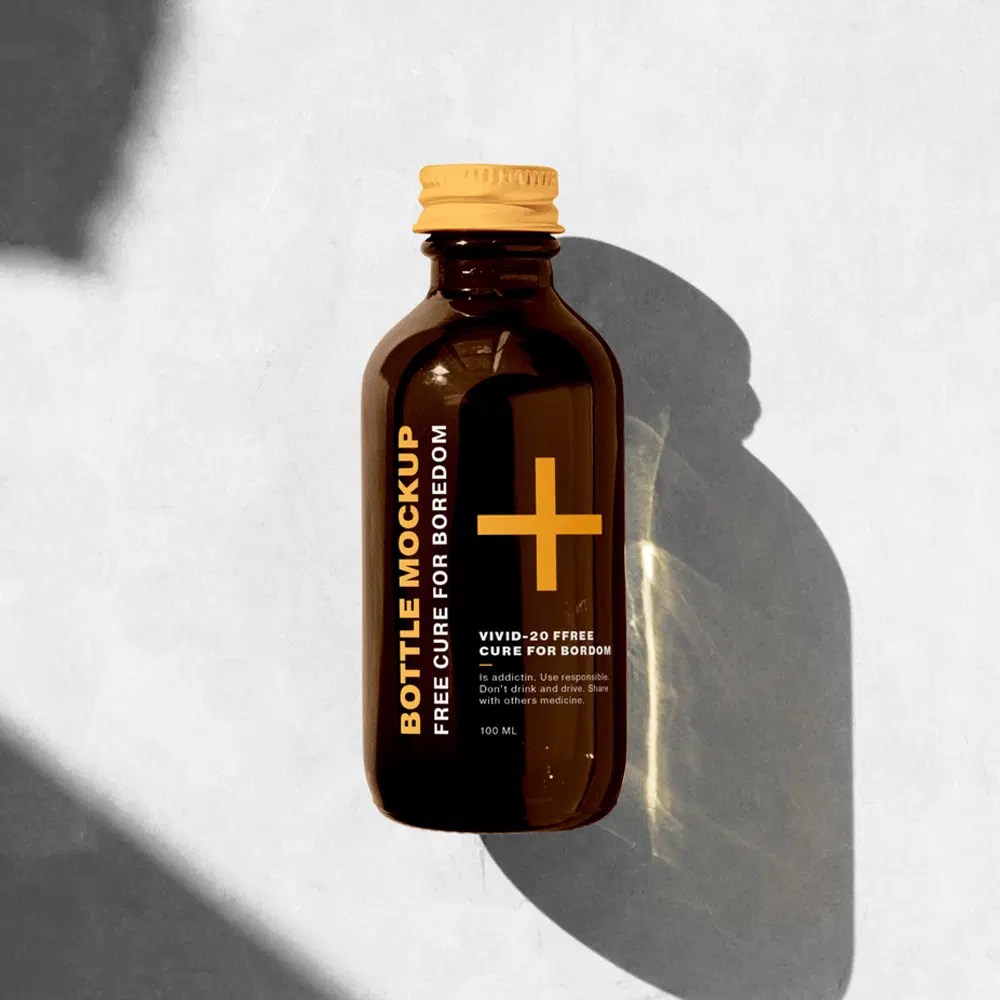 Free Bottle Packaging Mockup Psd Template Css Author - Gorgeous Nature Design - High Resolution