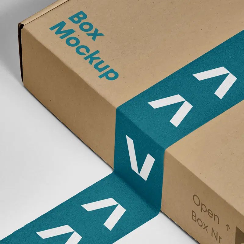 Box Psd Mockup Css Author - Download Artistic Colorful Art | Mobile