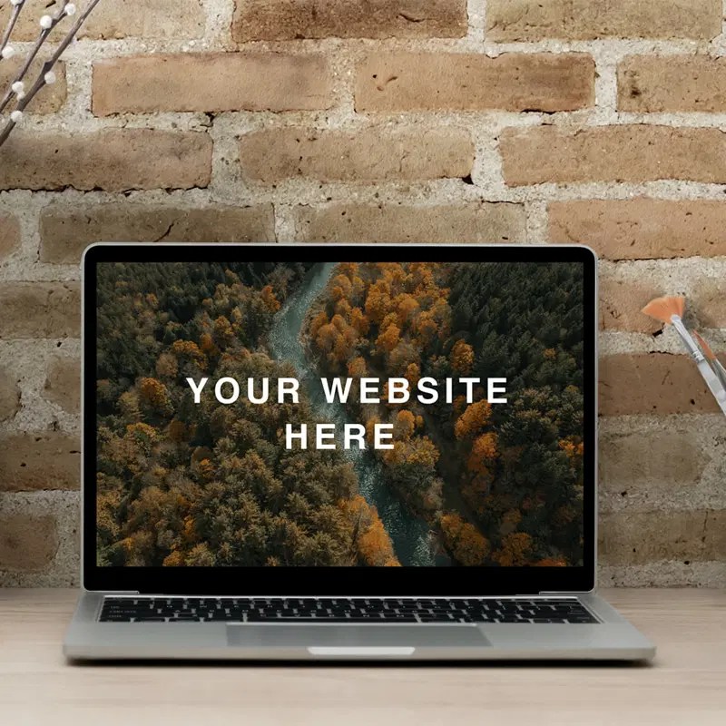 Workspace Macbook Mockup Css Author - Download Professional Light Background | Mobile