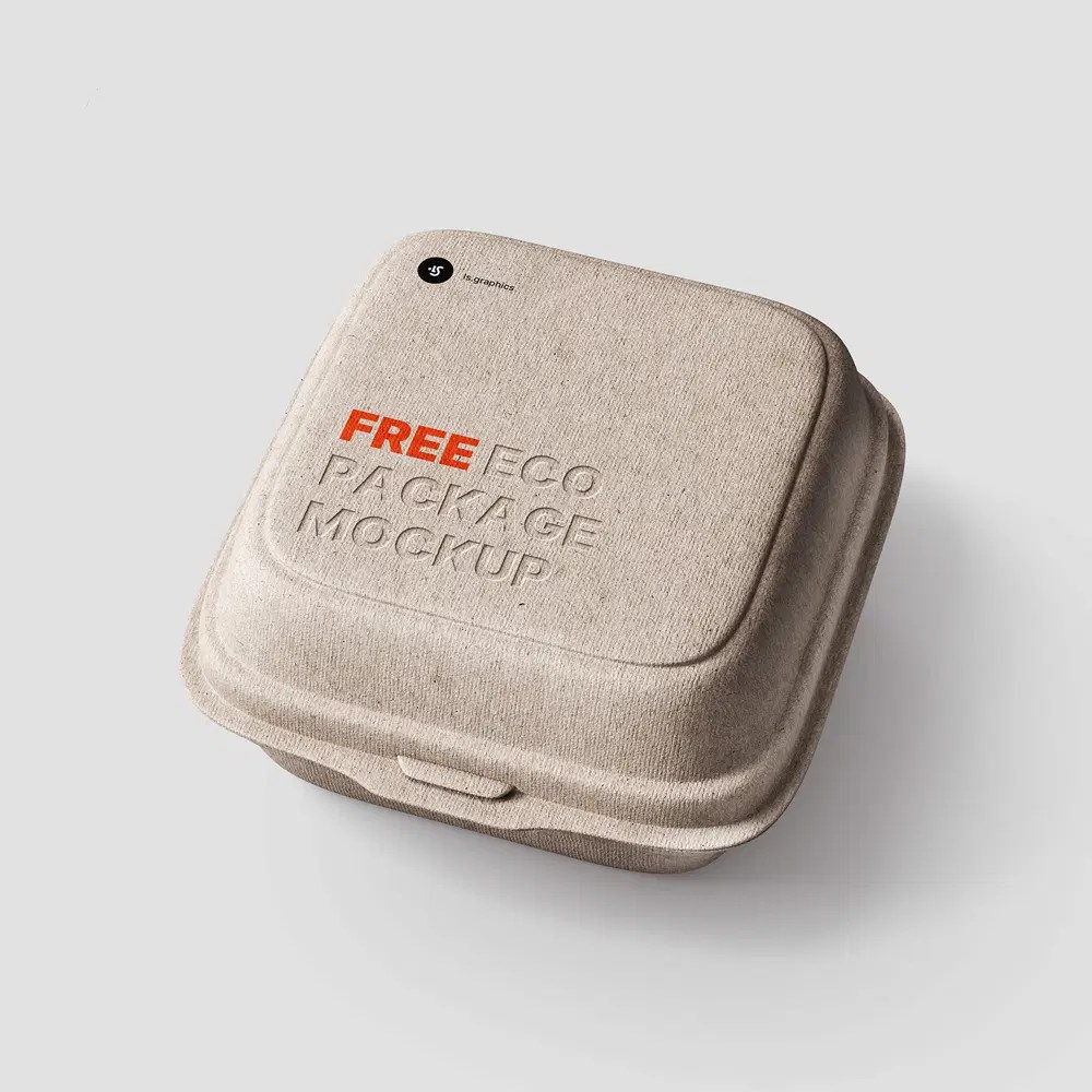 Free Eco Package Mockup - Modern Nature Art - Ultra HD