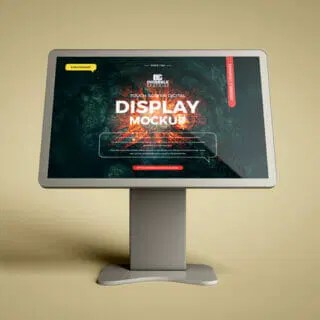 Interactive Mockup Prototype On A Digital Screen Touch Elements Sleek - Gorgeous City Photo - Mobile