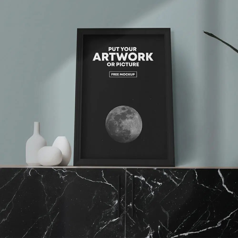 Free Frame Mockup Css Author - Ocean Arts - Creative Desktop Collection