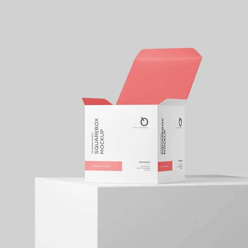 Free Square Box Mockup Css Author - Professional Nature Art - Mobile