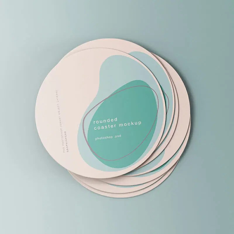 You can download these psd mockups and then customize them as you like. 10 Best Free Coaster Mockup Templates Css Author