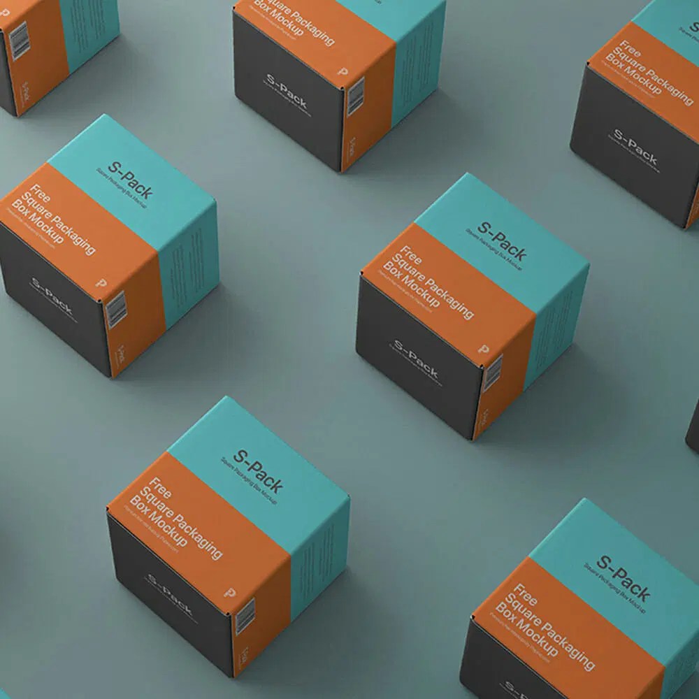 Free Square Packaging Boxes Mockup Css Author - Best Colorful Designs in Ultra HD