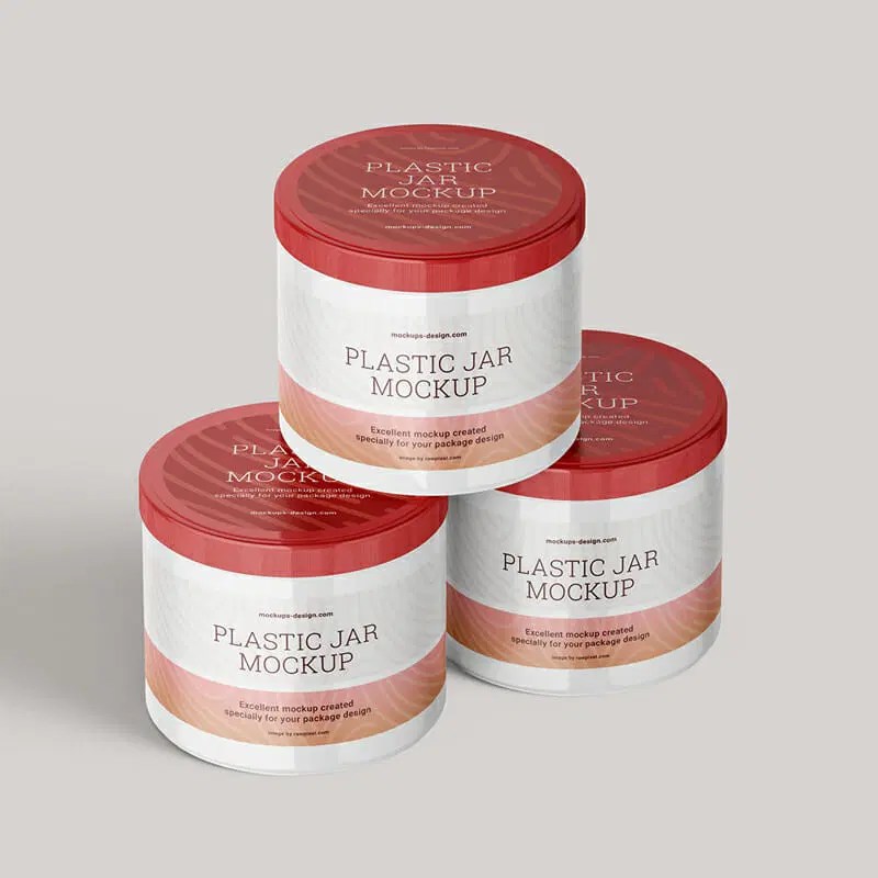 Plastic Jar Packaging Mockup Css Author - Best Nature Illustrations in High Resolution