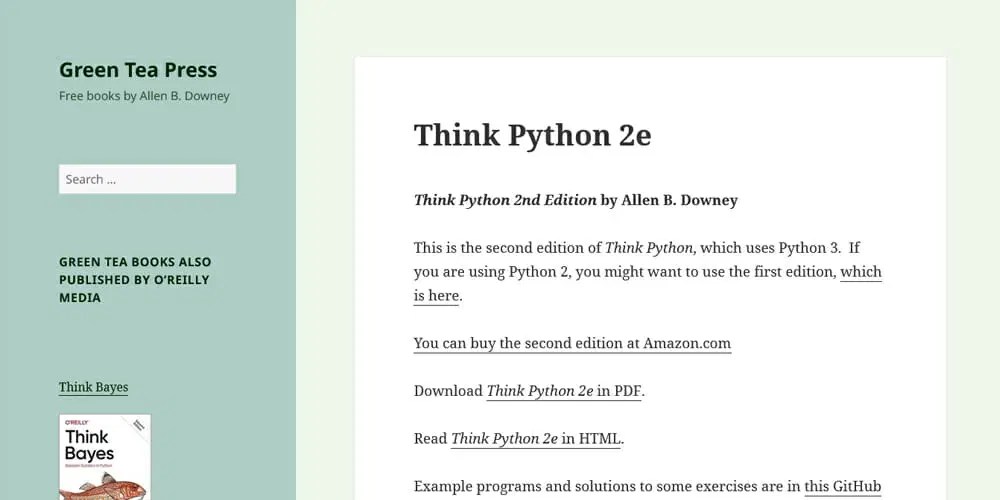 Think Python 2e - Incredible Gradient Pattern - Desktop