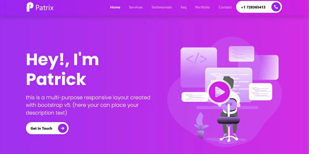 Download the best personal website responsive bootstrap templates. Free Bootstrap Portfolio Templates Css Author