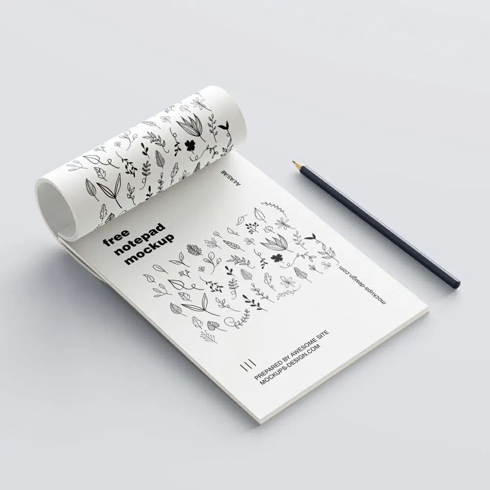 Free Notepad Mockup Css Author - Download Elegant Ocean Illustration | Ultra HD