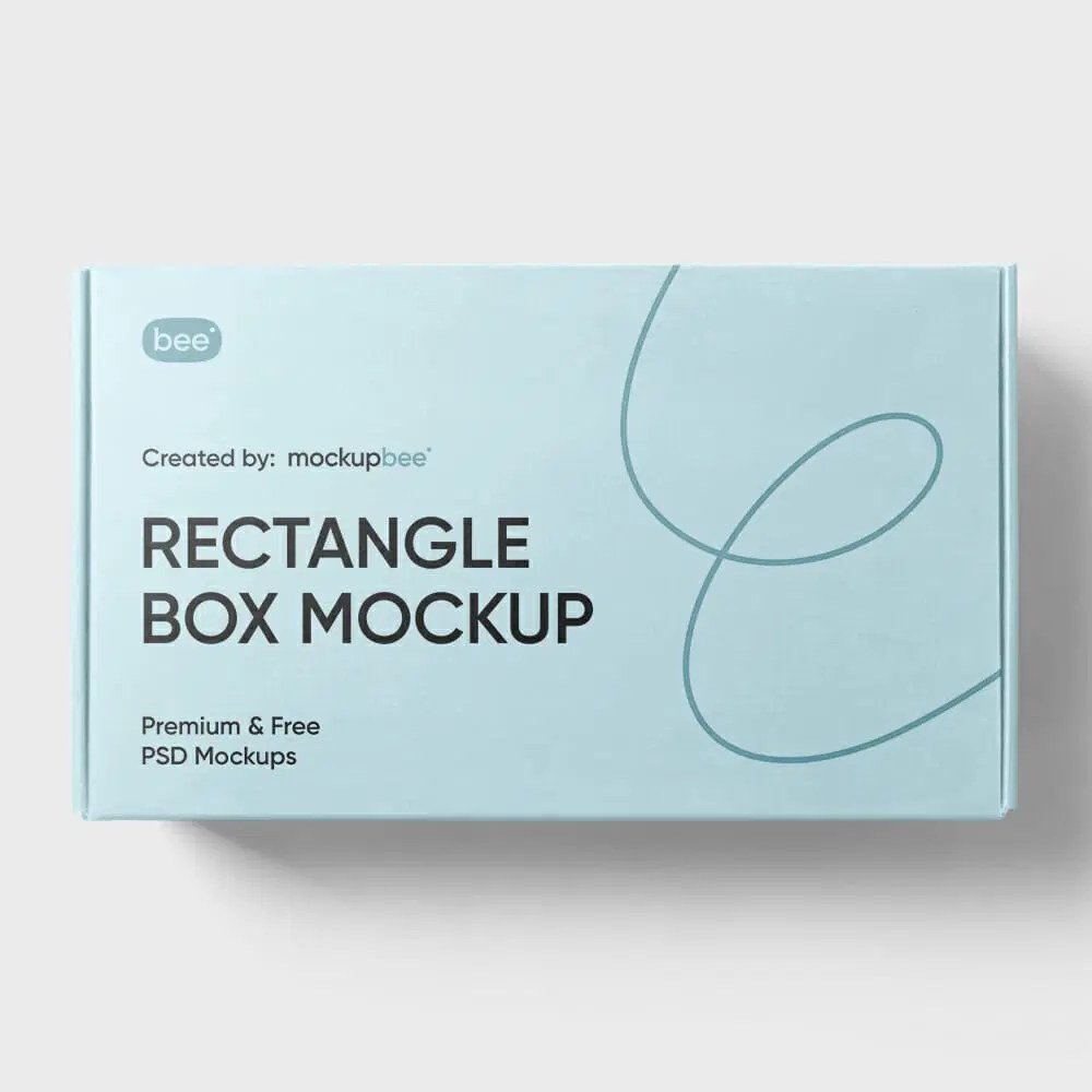 Free Psd Rectangle Box Mockup Css Author - Premium Geometric Art Gallery - Ultra HD
