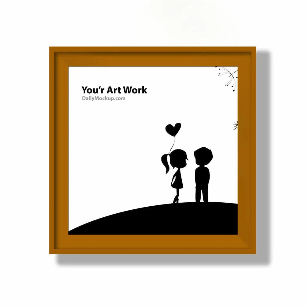 Free Frame Psd Mockup Css Author - Premium Geometric Design - HD