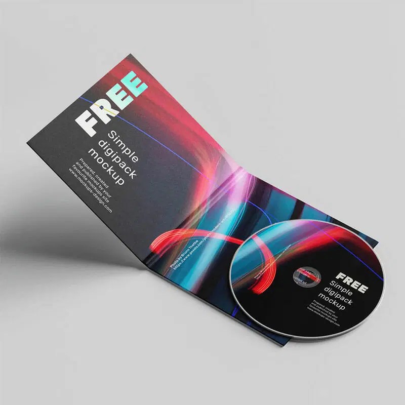 Digipack Mockup Template Css Author - Premium Nature Texture Gallery - Full HD