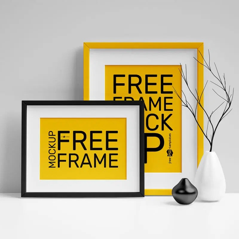 Free Frame Mockup Css Author - Space Design Collection - High Resolution Quality