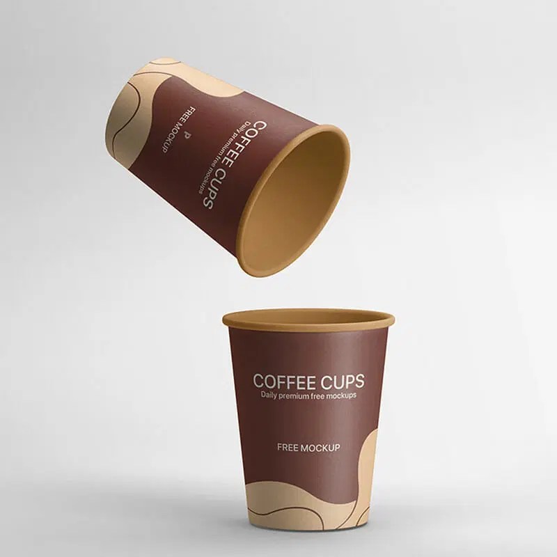 Coffee Cups Mockup Css Author - Perfect Minimal Pattern - Desktop