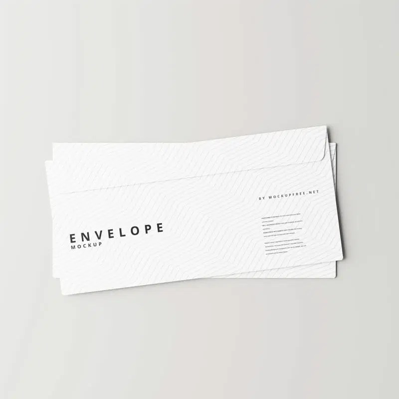 Long Envelope Mockup - Desktop Nature Pictures for Desktop