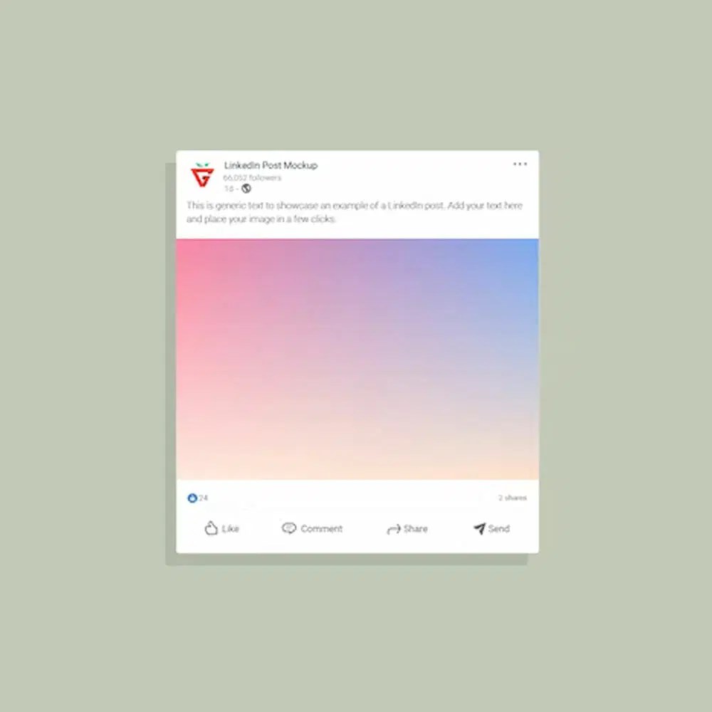 Free Linkedin Post Mockup Psd - Minimal Pictures - Gorgeous Desktop Collection