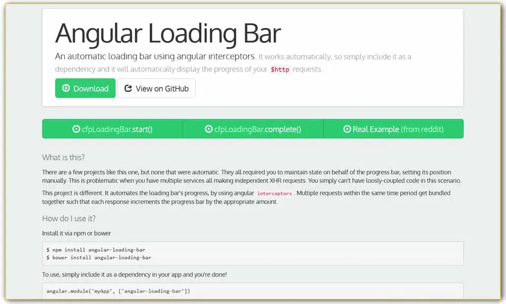 Automatic Angularjs Loading Progress Bar For Your Apps Angular Script - Desktop Mountain Illustrations for Desktop