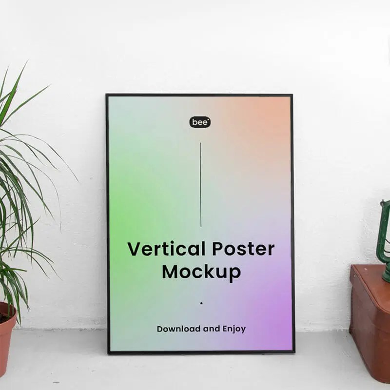 Poster Frame Mockup Free Psd Css Author - 4K Mountain Patterns for Desktop