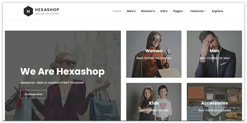 Github Khaledessam2 Hexashop Ecommerce - Best Minimal Images in 4K