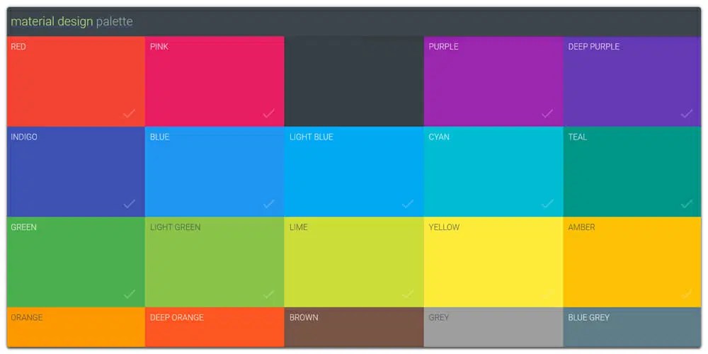 Tools For Generating Material Design Color Palettes Css Author - Space Designs - Classic 4K Collection