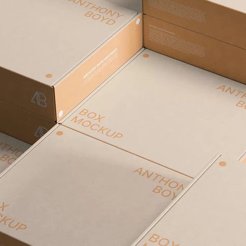 Free Stacked Boxes Mockup Psd Css Author - Space Textures - Modern High Resolution Collection