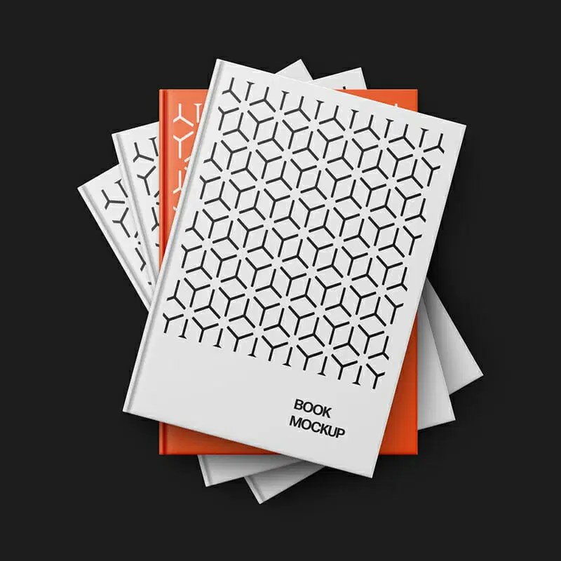 Book Stack Mockup Mockup World - Best Geometric Textures in Desktop