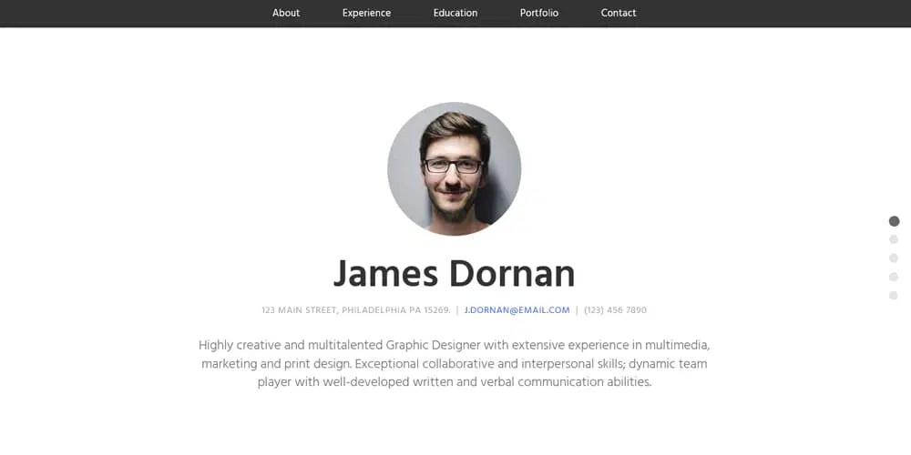 Startbootstrap Resume Bootstrap Templates Themes - Best Colorful Patterns in Ultra HD