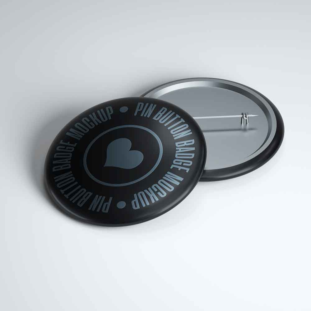 Pin Button Badges Mockup Css Author - Gradient Photos - Elegant Ultra HD Collection