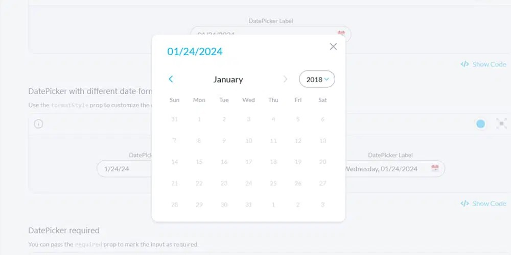 The Ultimate Roundup Of Free React Date Picker Components