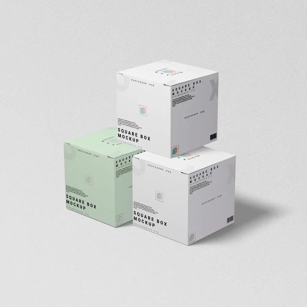 Square Box Psd Mockups Css Author - Best Abstract Textures in HD