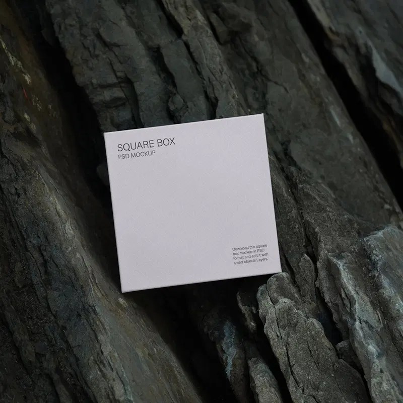 Free Box Square Mockup Psd - High Quality Full HD Ocean Photos | Free Download