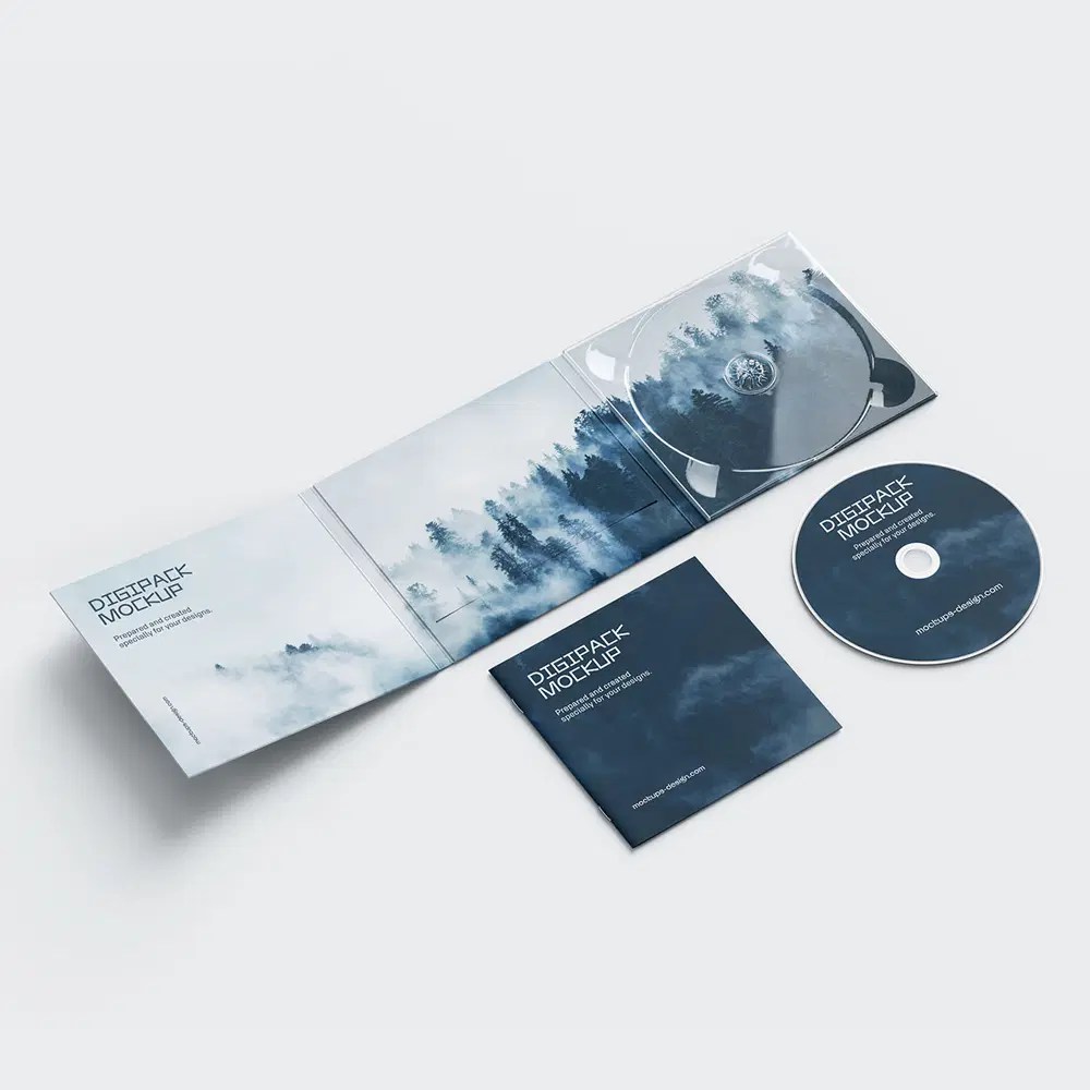 Free Digipack Mockup Template Css Author - Professional 8K Geometric Images | Free Download