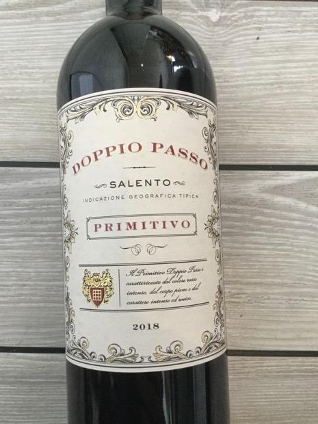 Any help would be much appreciated. 2018 Doppio Passo Primitivo Salento IGT, Italy, Puglia