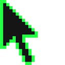 Screamin Green Pixel Cursor Custom Cursor - Ocean Wallpaper Collection - High Resolution Quality