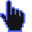 Dodger Blue Pixel Cursor Custom Cursor - Download Perfect Geometric Picture | 4K
