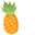 Minimal Pineapple Cursor Custom Cursor - Ultra HD Sunset Background - HD