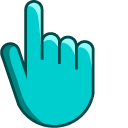 Teal Cursor Cursor - Gorgeous 8K Gradient Patterns | Free Download