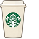 Starbucks Coffee Cursor - Beautiful Retina Geometric Illustrations | Free Download