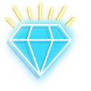 Diamond Blue Cursor Cursor - Full HD Minimal Backgrounds for Desktop