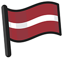 Latvia Flag Cursor Custom Cursor - Retina Minimal Textures for Desktop