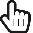 Tiny Black Cursor No Outline Cursor - Premium Light Pattern - Full HD