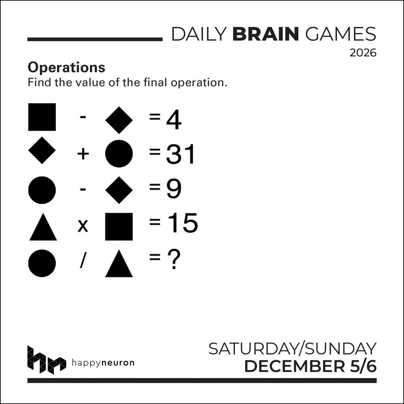 Calendar De Birou Ianuarie 2026 Decembrie 2026 Daily Brain Games 4660568099 3 