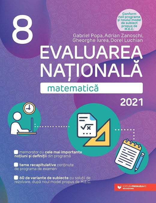 Se acorda 10 puncte din oficiu. Matematica Evaluarea Nationala 2021 Clasa A Viii A Gabriel Popa Adrian Zanoschi