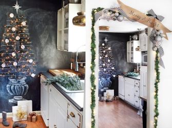 christmas diy tree easy ornaments string lights own decorating chalkboard homemade few display super decoist
